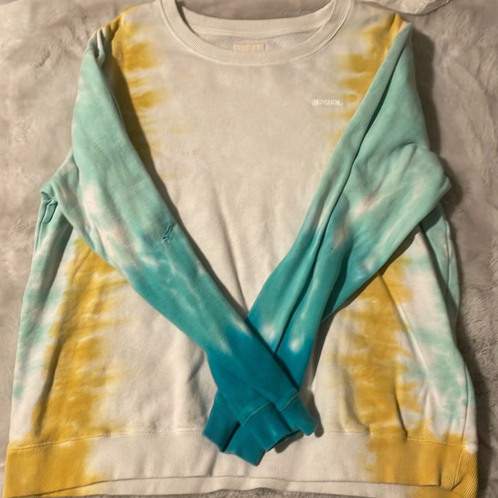 Tye dye ripcurl crewneck
